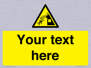 Custom warning roof avalanche